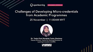 Challenges of Developing Micro-credentials from Academic Programmes