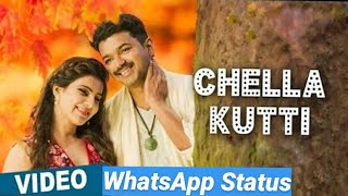Chella Kutti WhatsApp Status Video | Theri Movie | Vijay | Samantha |