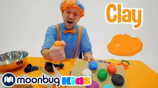 Blippi Arts & Crafts Clay & Play! | Learn Shapes For Kids | Educational Videos For Toddlers