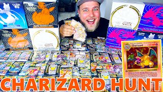 CHARIZARD HUNT - OTEVŘEL JSEM VŠECHNY EDICE S CHARIZARDEM!