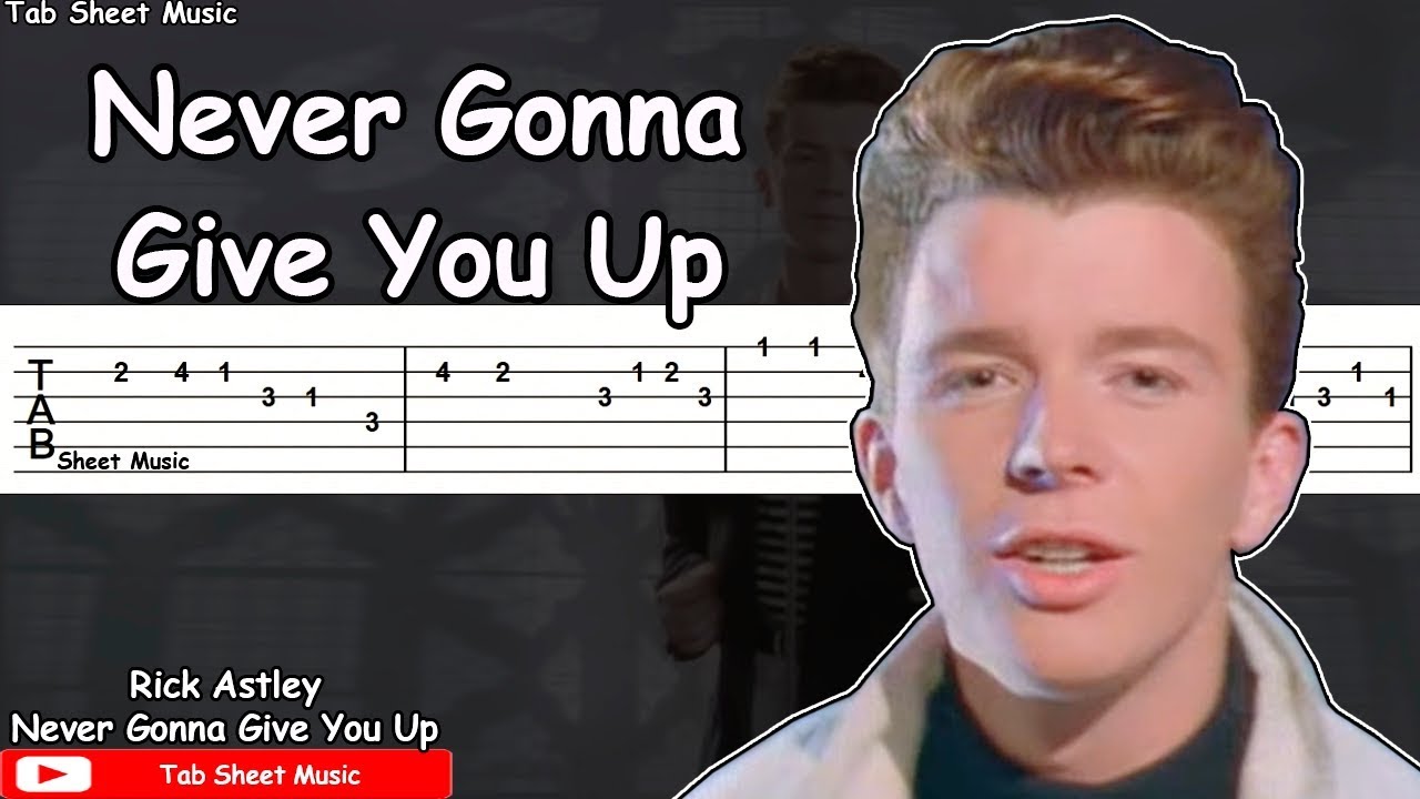 Rick Astley - Never Gonna Give You Up Guitar Tutorial - YouTube