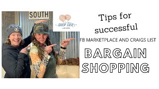 Shop Talk Episode 4 BARGAIN Shopping on FB Marketplace and Craigslist