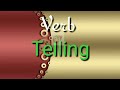 Telling Verb(V1,V2,V3,V4,V5) with Meaning//Googul Dictionary//