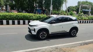 Tata Nexon Road Presence | White Colour Car Latest Model