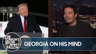 Trump Rambles for 90 Minutes at Georgia Rally | The Tonight Show