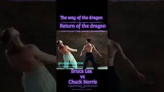 Bruce Lee vs Chuck Norris ( for full fight link in comment section) The Way of the dragon #brucelee