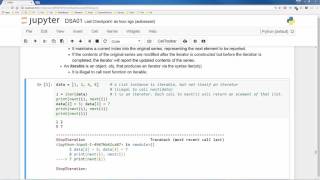 DSA0109 Iterators and Generators in Python