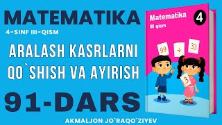 4-SINF MATEMATIKA 91-DARS