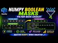 NumPy Boolean Masks Explained | Filter Arrays Like a Pro 🚀
