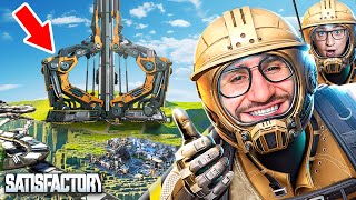 ПОСТРОИЛИ ГИГАНТСКИЙ ЛИФТ В КОСМОС! ИЛОН МАСК ЗАВИДУЕТ! ВЫЖИВАНИЕ В SATISFACTORY #4