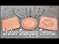 Leather Stamping Tutorial - Craftool Leather Stamps - Leather Tools - #leathercraft @cheaneysaddles