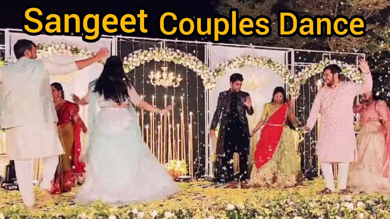 Couples Dance In Sangeet Youtube