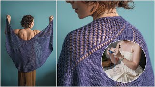 How To Make This Easy Nautilus-Inspired Shawl Pattern Tutorial!