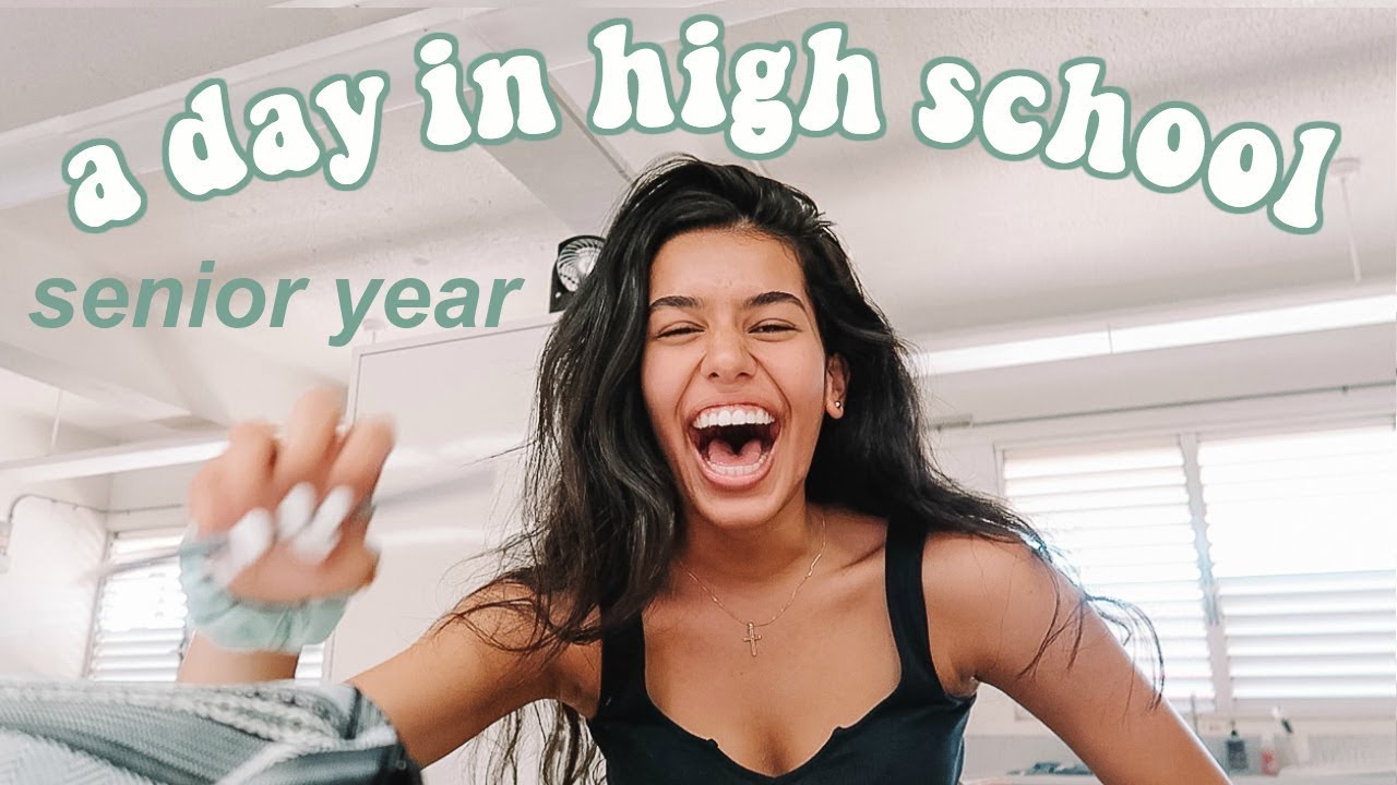 A Day In High School Vlog Senior Year Youtube