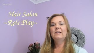 Hair Salon Wash & Cut Role Play ASMR