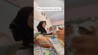 Pov gen z jadi guru 😬 #pov #genz #shortvideo #sekolah #gurusd #gurumuda