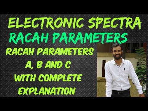 Racah Parameters / A, B And C With Complete Explanation / Calculation ...