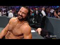 Drew McIntyre attacks Kevin Owens prior to their impromptu match SmackDown LIVE, July 30, 2019