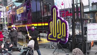 People shred bad 2020 memories at NY Times Square