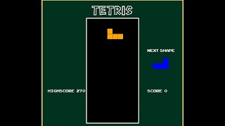 Simple Tetris Game using Pygame in Python