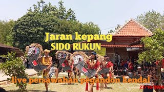 jaran kepang putra putri || SIDO RUKUN live ds. persawahan Pegandon kec. Pegandon kab. kendal