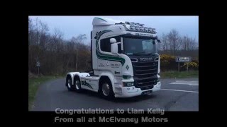 Liam Kelly's New Scania R560 from McElvaney Motors