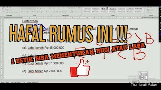 Menghitung Laba bersih