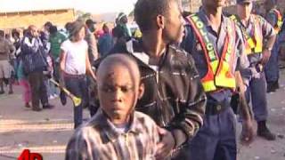 Raw Video: World Cup Fans Stampede in SAfrica