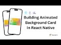 React Native Custom Card Animation With Reanimated & Sika From Scratch