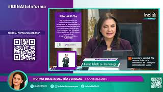 #ElINAIteInforma NJRV Litio para México debe dar a conocer las políticas y lineamientos para la...