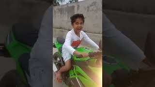 Ninja 300 exhaust sound | child reaction 🔥🔥🔥