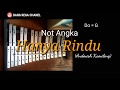 Not Angka Bellyra Hanya Rindu (Andmesh Kameleng) Marching Bell - Belira - Lyre Cover