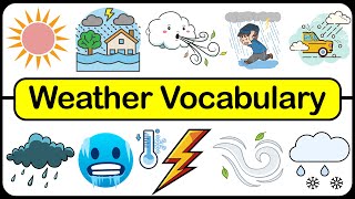 Essential Weather Vocabulary in English for Beginners | Learn Easy & Fast 🌦️