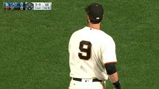 LAD@SF: Belt makes a sliding stop to rob Toles