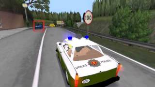 Trabant super highspeed cop car.avi