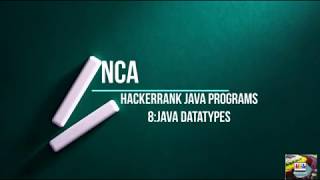 8:Java Datatypes || Hackerrank java solutions