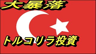 大暴落のトルコリラで投資してみた