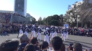 儀仗隊 近距離でのファンシードリル 防衛大学校 開校祭16