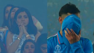 Anushka Sharma folding towards Virat Kohli not to cry after losing World Final, Ind vs Aus Final