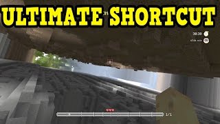 Minecraft Xbox One / PS4 Glide - OUT OF MAP!? (Ultimate Shortcut)