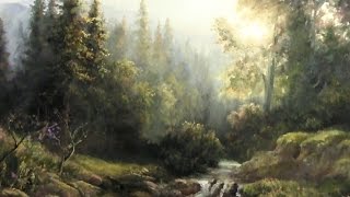 Forest Sunlight | Landscape Painting Demo