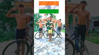 Cycle jump Indian power 💯🇮🇳❤️ || salute to Indian army || #shorts #youtubeshorts