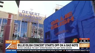 Billie Eilish concertgoers in Arizona experience ticket issues