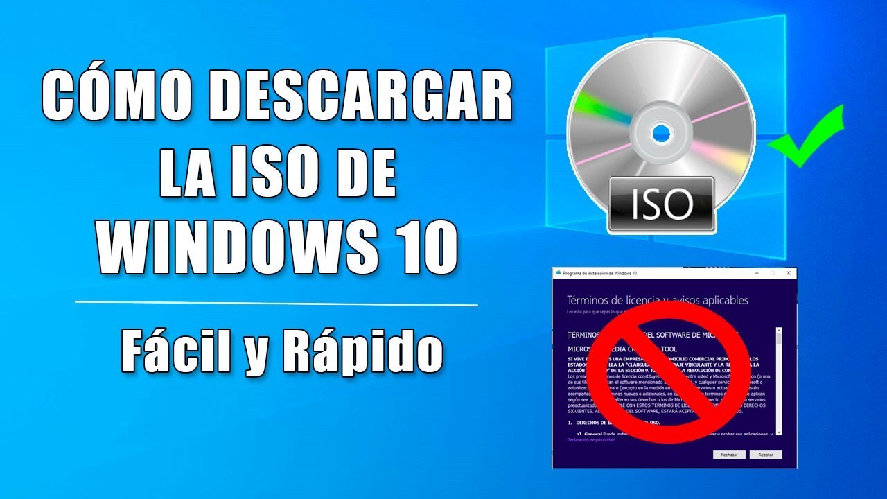 Cómo Descargar La ISO De Windows 10 Sin La Herramienta De Creación De ...