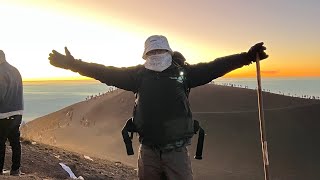 Llegamos a la cumbre del Volcán Acatenango Guatemala