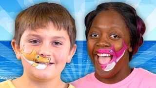 Baby Shark! | Easy and Fun Face Paint for Kids | We Love Face Paint