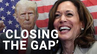 Harris and Trump are 'neck and neck' in whirlwind election race