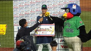 2試合連続のお立ち台！高橋奎二のヒーローインタビュー！村上のエラーもしっかりイジる！東京ヤクルトスワローズ 2024/08/24