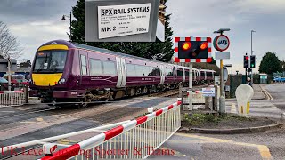 New Barriers at Sleaford East Level Crossing, Lincolnshire