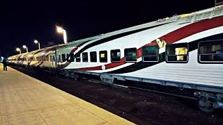 خروج القطار الروسي من محطة شبرا الخيمة بالوحش الأمريكي متجهاً إلى محطه رمسيس سكك حديد مصر 2021